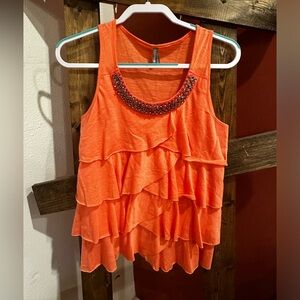 Coral colored tank too